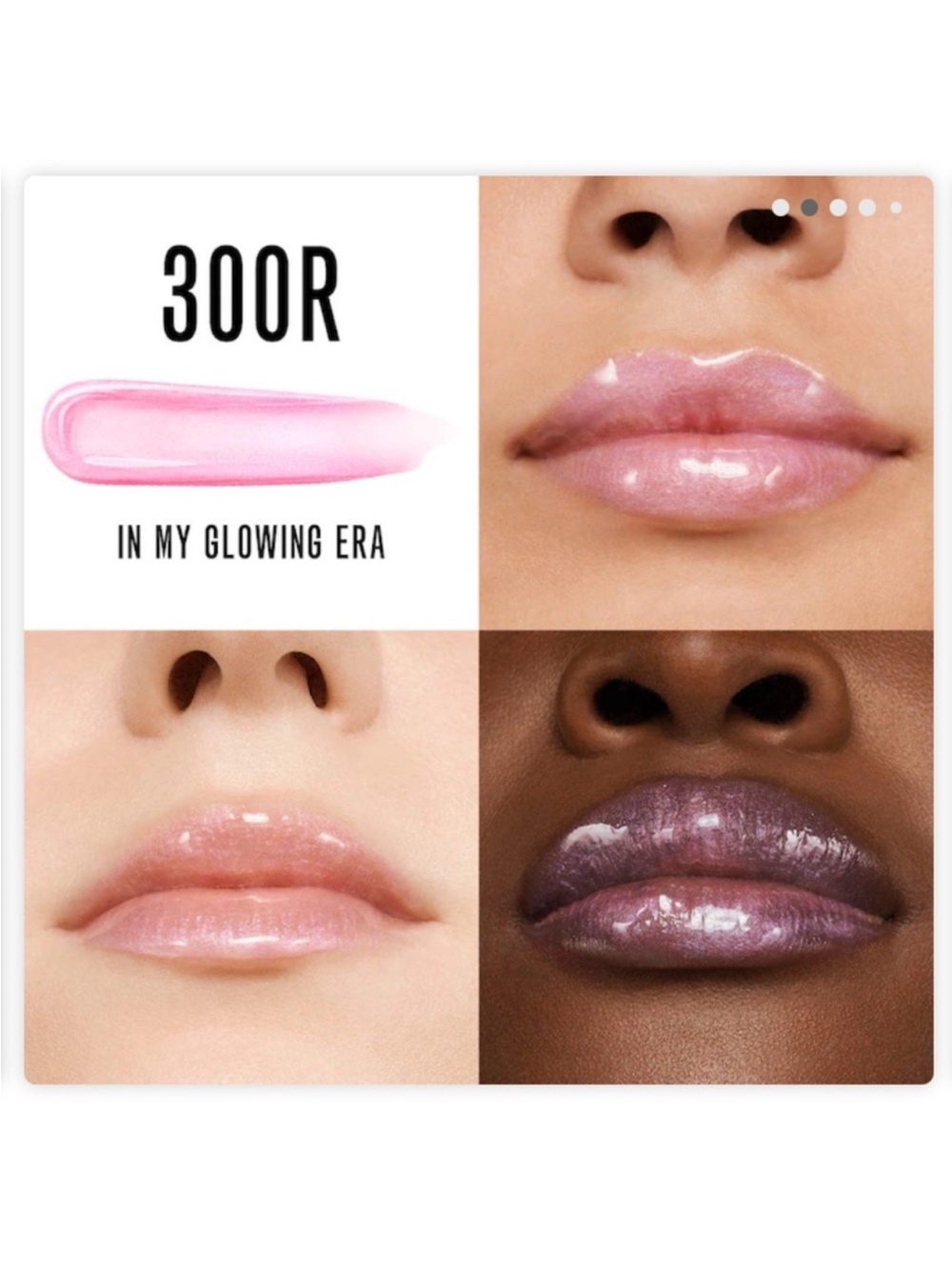 Valentino Pink Lip Gloss - 300R - Picture 2 of 4